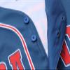 98 Baseball Jersey Shirt Women Fan Tshirts Country Vintage Jersey Button Down Short Sleeve Tops Active Shirts White view 2