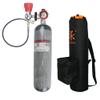 TUXING 3L Carbon Fiber HPA Tank, 4500Psi PCP Air Tank Gas Cylinder Scuba Diving Tank with Bag for PCP Air Gun Paintball Charging Tank view 1