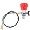 TUXING 3L Carbon Fiber HPA Tank, 4500Psi PCP Air Tank Gas Cylinder Scuba Diving Tank with Bag for PCP Air Gun Paintball Charging Tank view 3