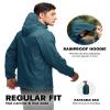SWISSWELL Mens Waterproof Windbreaker Rain Jacket Lightweight Packable Raincoat with Hood for Golf Hiking Travel Lake Blue XXXL view 4