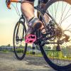 Mountain Bike Pedals Aluminum Flat Pedals AL6061 with DU Bearings Anti-Slip Road Bike Pedals Non-Slip Wear Resistant Cycling Pedals Accessories Compatible with Most Bikes(Pink) view 4