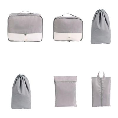 6pcs Travel Storage Bag Set,Travel Packing Organizers,Waterproof Luggage Packing Bags,Lightweight Portable Suitcase Organizer Bags for Storing Clothes Cosmetics Toiletries Shoes