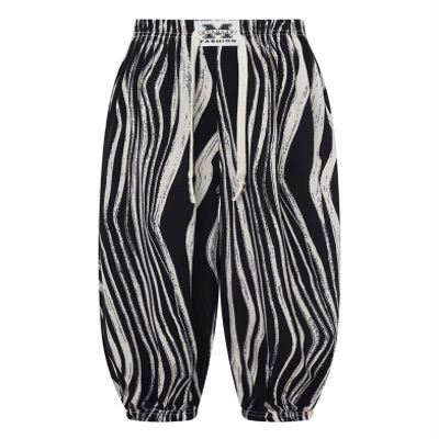 Xnihocha Kids Boys Girls Elastic Waistband Printed Harem Pants Summer Beach Bloomers Trousers Type E 7-8 Years