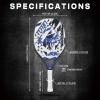 AMA SPORT Beach Tennis Racket Carbon Fiber with EVA Foam Core Texture Beach Tennis Paddle Raquete with Carry Bag (Blue) view 2
