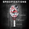 AMA SPORT Beach Tennis Racket Carbon Fiber with EVA Foam Core Texture Beach Tennis Paddle Raquete with Carry Bag (Red) view 2