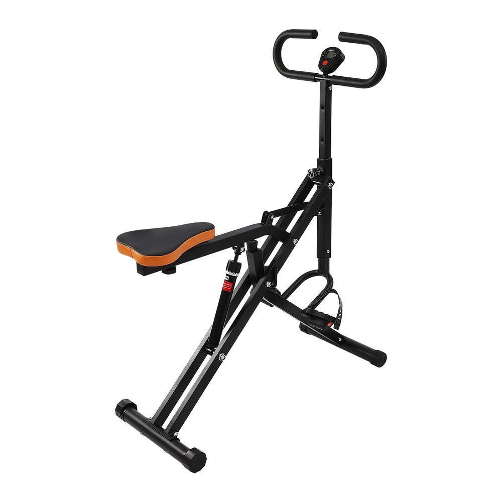 Squat Assist Trainer,Handle Height Adjustable Squat Exercise Equipment,LCD Display Squat Assist Trainer for Home, Companies, Gyms and Other Places,264lbs Load Capacity