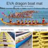 Tuimiyisou Yellow Kayak Seat Cushion 2Pcs Dragon Boat Seat Pad U-Shaped Elastic Secure Kayak Seat Pad Comfortable Boat Seat Cushion for Kayaking, Dragon Boat Seat Pad 13x6x2 view 3