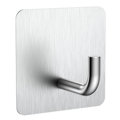 KRUI 1 Pcs Adhesive Wall Hooks for Emergency Fire Blankets, Heavy Duty Stainless Steel Wall Hanging Hooks Waterproof and Fireproof for Home Kitchen Bathroom Office