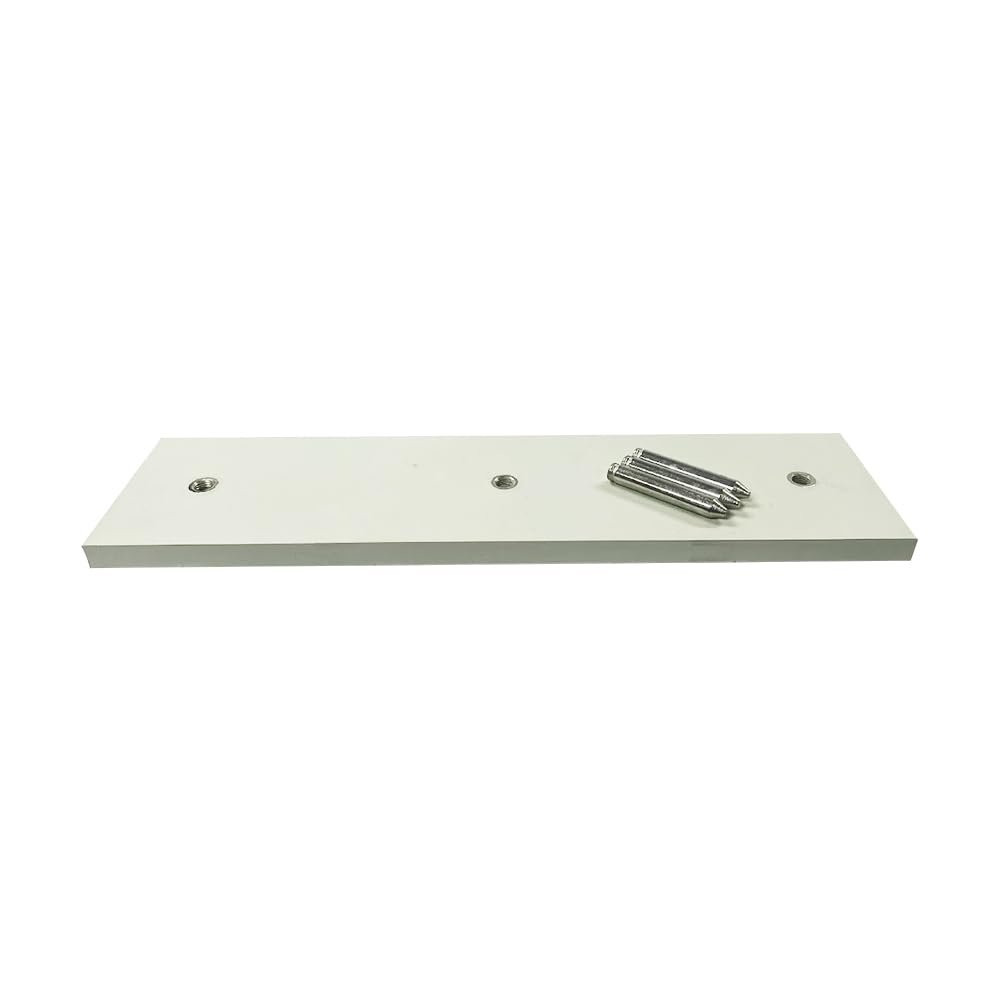 Pitching Rubber with Durable UV-Resistant Construction, Official Size 6 x 24 Inches for Baseball - Includes Nickel-Plated Steel Spikes for Secure Ground Attachment