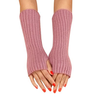 Arm Covers Cute Women Kawaii Japanese Arm Warmer for Girls Goth Gloves Fingerless Knitted Arm Sleeve (B, One Size)