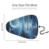 Moon Over Ocean Waterproof Bike Seat Cover Rainproof and Dust Resistant Bike Seat Saddle Cover Bicycle Seat Cushion Protector with Drawstring view 2
