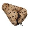 Food Chocolate Chip Biscuits Waterproof Bike Seat Cover Rainproof and Dust Resistant Bike Seat Saddle Cover Bicycle Seat Cushion Protector with Drawstring view 1