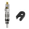 HZJD Brass Presta Valve Core Bike, Gray(2 Pack) view 1
