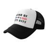 Mayor of Tittycity Hat Adjustable Mesh Baseball Cap Funny Trucker Hats for Men Women Black view 2
