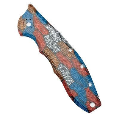 IGRIXLSD 1 Pair Custom G10 Scales Fits for Zero Tolerance 0562CF, Handle Patch DIY Replacement Accessory