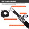 JYHHCYS Yoga Bungee Cord Resistance Belt Set - Hanging Fitness Elastic Rope Kit for Improve Balance - Heavy Bungee Resistance Band Set for Home Gym, Load Capacity 90kg/198lbs(M-40~50kg/88~110lbs) view 3