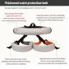 JYHHCYS Yoga Bungee Cord Resistance Belt Set - Hanging Fitness Elastic Rope Kit for Improve Balance - Heavy Bungee Resistance Band Set for Home Gym, Load Capacity 90kg/198lbs(M-40~50kg/88~110lbs) view 4