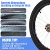 2-PCS 20/24/26 x 3.0/4.0-inch - Bike Fat Tire for MTB and Ebikes or Three-Wheeled Bicycle, Durable All-Terrain Directional Tread, Superior Density for Street & Trail Adventures(24X4.0) view 3
