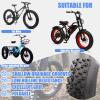 2-PCS 20/24/26 x 3.0/4.0-inch - Bike Fat Tire for MTB and Ebikes or Three-Wheeled Bicycle, Durable All-Terrain Directional Tread, Superior Density for Street & Trail Adventures(24X4.0) view 4