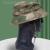 Keenso Short Brim Boonie Hat,Bucket Sun Hat with Adjustable Buckle Short Brim Oxford Fabric Bucket Hat for Fishing Trips Jungle (Camouflage) view 2