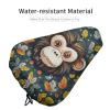 Monkey Pattern Waterproof Bike Seat Cover Rainproof and Dust Resistant Bike Seat Saddle Cover Bicycle Seat Cushion Protector with Drawstring view 4