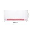 PATIKIL Large Caddy Towel 22" x 44", 1 Pcs Caddie Style Golf Towels Cotton Camping Towels for Golf Bags Golfers Tour Player Club, White-Red view 2