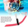 Swimming Snorkel for Swimming Laps, Swim Snorkel Adjustable Head Brace Hydrodynamic Tube Shape Reduced Drag Silicone Nozzle, Swim Snorkel for Lap Swimming Adult for Snorkeling (Transparent Pink) view 2