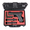 Kinghardcase Lockable TSA Handgun Case for Glock-TSA Approved Firearm Travel Case with Built-In TSA Lock, Waterproof Pistol Case, Gun Case for GLOCK G17/G19/G43/G20/G21/G22/G23/G31/G32/G37/G38/G45 view 1