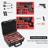 Kinghardcase Lockable TSA Handgun Case for Glock-TSA Approved Firearm Travel Case with Built-In TSA Lock, Waterproof Pistol Case, Gun Case for GLOCK G17/G19/G43/G20/G21/G22/G23/G31/G32/G37/G38/G45 view 2