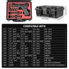 Kinghardcase Lockable TSA Handgun Case for Glock-TSA Approved Firearm Travel Case with Built-In TSA Lock, Waterproof Pistol Case, Gun Case for GLOCK G17/G19/G43/G20/G21/G22/G23/G31/G32/G37/G38/G45 view 3