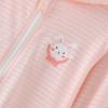 Boys' Rash Guard UPF 50+ Toddler Kids Breathable Long Sleeve Sun Proof Zipper Sun Protective Hooded (Pink, 18-24 Months) view 3