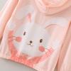 Boys' Rash Guard UPF 50+ Toddler Kids Breathable Long Sleeve Sun Proof Zipper Sun Protective Hooded (Pink, 18-24 Months) view 4
