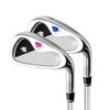 Golf Iron No.7 for Men and Women - Single Iron with Steel/Carbon Body and Ergonomic Correct Grip, Perfect for Beginners (Pink,Steel-Round Grip) view 1