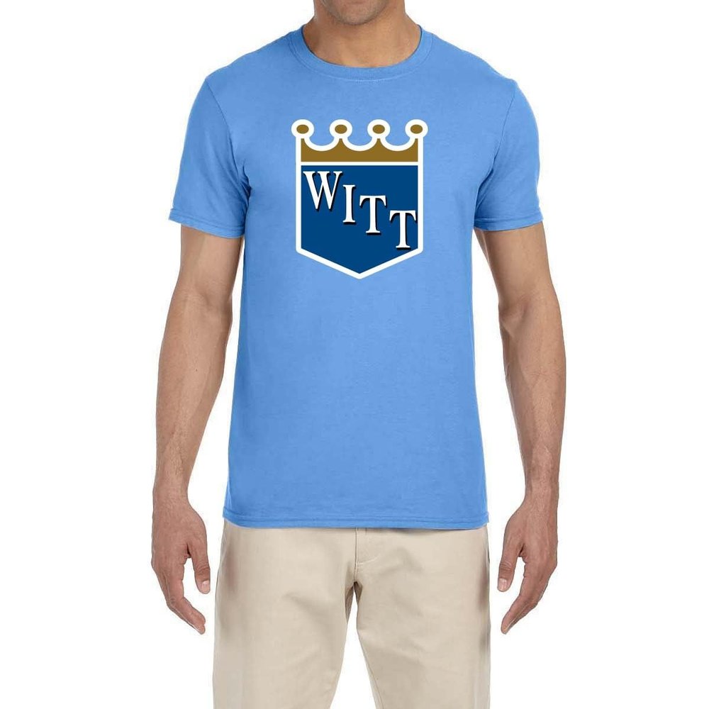 Tenacious Tops Blue Bobby WITT Jr Logo T-Shirt Youth Small, 6-8