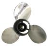 DSUIUWER Stainless Steel Propeller Compatible with Yamaha 9.9Hp 15Hp 20Hp Outboard Engine 9 1/411-J, 63V-45943-00-EL view 1