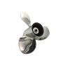 DSUIUWER Stainless Steel Propeller Compatible with Yamaha 9.9Hp 15Hp 20Hp Outboard Engine 9 1/411-J, 63V-45943-00-EL view 2