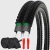 2Pack 29x 2.125 Mountain Bike Tires Replacement Kits Plus 2 Bike Tubes (with Puncture Sealant) and 2 Tire Levers, 29x2.125 Bike Tire with Tread Puncture Protection for On or Off-Road Use view 1