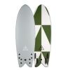 5'8" Retro Fish Quad Fin Soft Surfboard by Catch Surf view 1