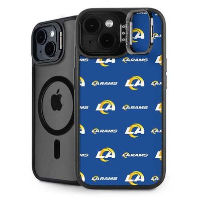 Skinit Kickstand Phone Case Compatible with iPhone 14 Plus - Officially Licensed NFL Los Angeles Rams Blitz Series Design