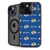 Skinit Kickstand Phone Case Compatible with iPhone 14 Plus - Officially Licensed NFL Los Angeles Rams Blitz Series Design view 1