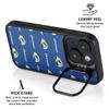 Skinit Kickstand Phone Case Compatible with iPhone 14 Plus - Officially Licensed NFL Los Angeles Rams Blitz Series Design view 2
