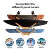 LISS The Sun Rack - Premium Wood Surfboard Wall Mount Rack Display, Ski, Snowboard Holder for 3 Boards for Garage & Home Storage with Built-In Drawer & Hooks for Longboards Shortboards, Wakeboards view 3