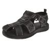 Avalanche Mens Closed Toe Sandals Adjustable Strap - Waterproof Fisherman Sandal Summer Beach Water shoe - Midnight Black (size 8 Adults) view 1