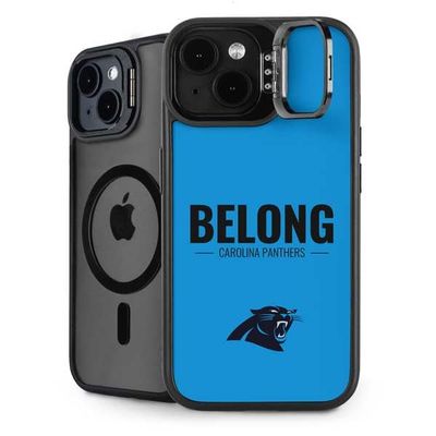 Skinit Kickstand Phone Case Compatible with iPhone 14 Plus - Officially Licensed NFL Carolina Panthers Team Motto Design