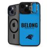 Skinit Kickstand Phone Case Compatible with iPhone 14 Plus - Officially Licensed NFL Carolina Panthers Team Motto Design view 1