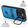 Skinit Kickstand Phone Case Compatible with iPhone 14 Plus - Officially Licensed NFL Carolina Panthers Team Motto Design view 2