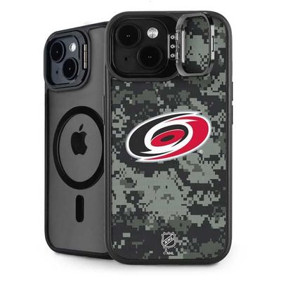 Skinit Kickstand Phone Case Compatible with iPhone 14 Plus - Officially Licensed NHL Carolina Hurricanes Camo Design