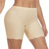 AugYew Slip Shorts for Under Dresses Women Soft Seamless Anti Chafing Boyshorts Cooling Panties for Under Skirts,Nude,XXL view 1