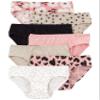 Carter's Girls' Little 7-pack Underwear (Pink/Black/White/Beige, 2-3) view 2