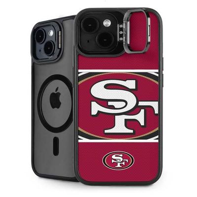 Skinit Kickstand Phone Case Compatible with iPhone 14 Plus - Officially Licensed NFL San Francisco 49ers Zone Block Design